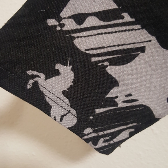 Plaid Lularoe Julia Dress medium unicorn - Picture 5 of 7